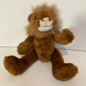 Vintage Oriental Trading Co Lion Beanie Plush Stuffed Animal Moving Legs Arms